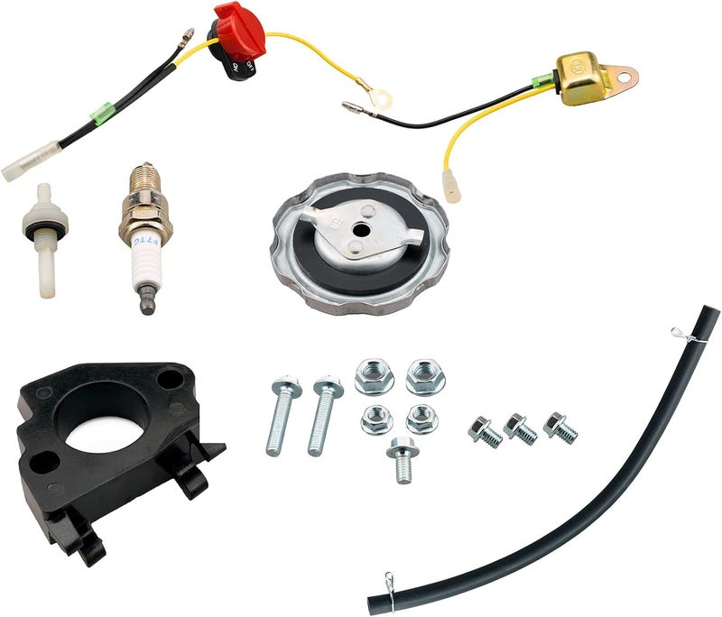 JJing Recoil Starter Carburetor Air Filter kit for Honda GX340 GX390 GX420 11Hp 13Hp 16Hp Harbor Freight Predator 420cc Champion 389cc 420cc 439cc Engine Power Equipment - Image 2